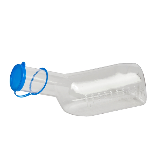Urine bottle PC 1 lt transparent